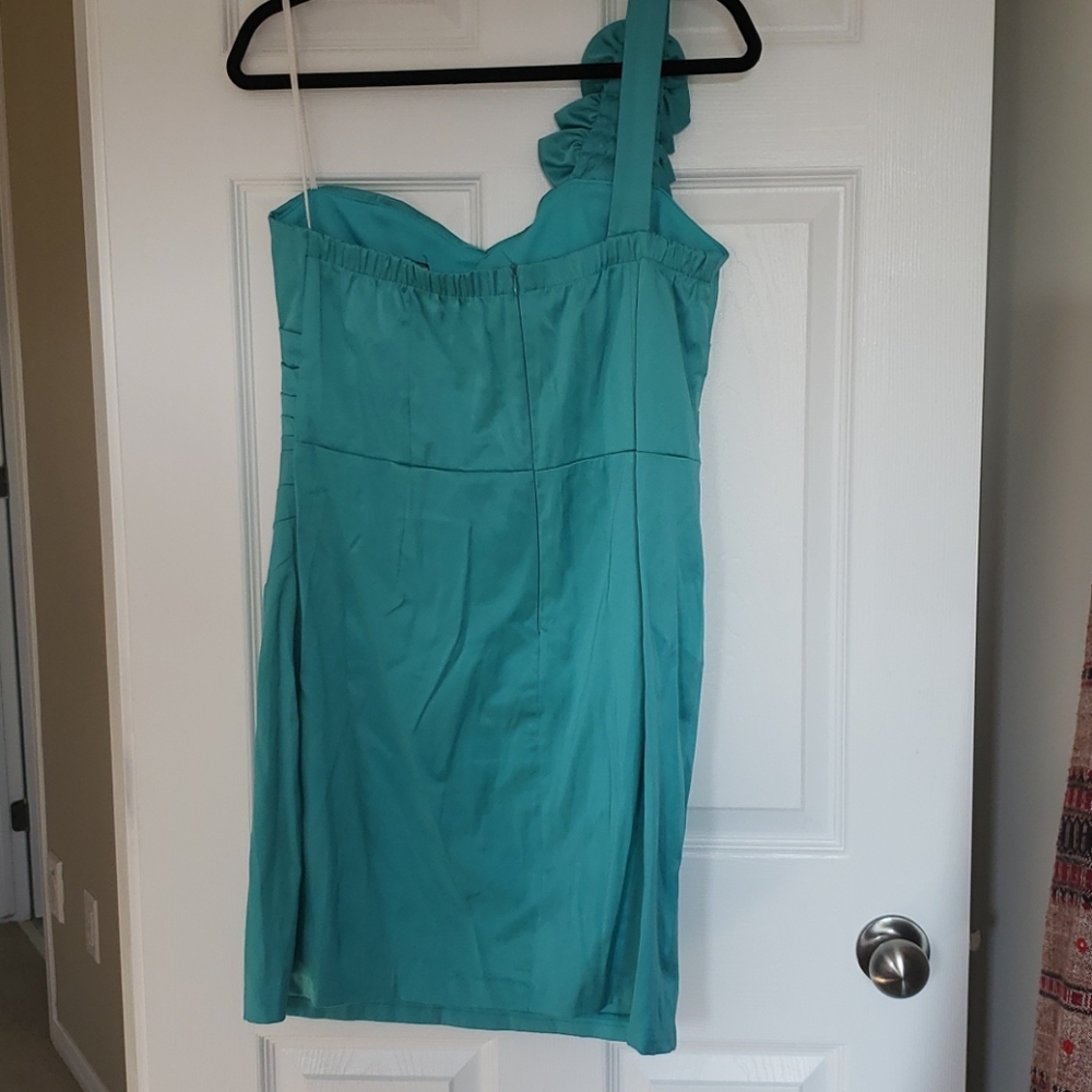 Gorgeous aqua turquoise cocktail dress - Picture 6 of 7